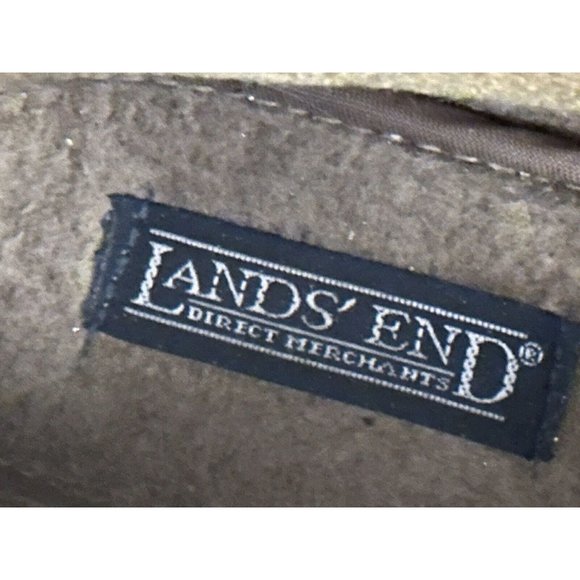 Lands End Size 6 Womens Leather & Rubber Thinsulate Lace Up Duck Boots Steel - Picture 6 of 16